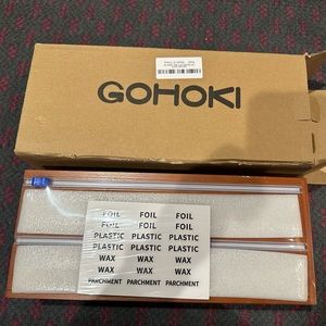 2 in 1 kitchen storage for foil and plastic wrap